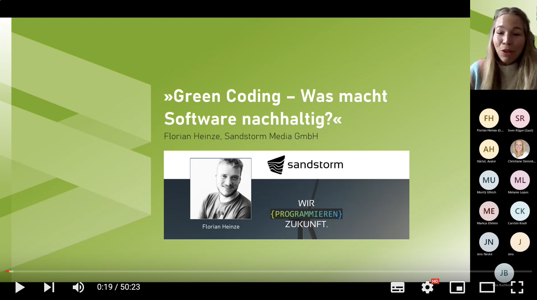 Video Thumbnail: Green Coding - Was macht Software nachhaltig?
