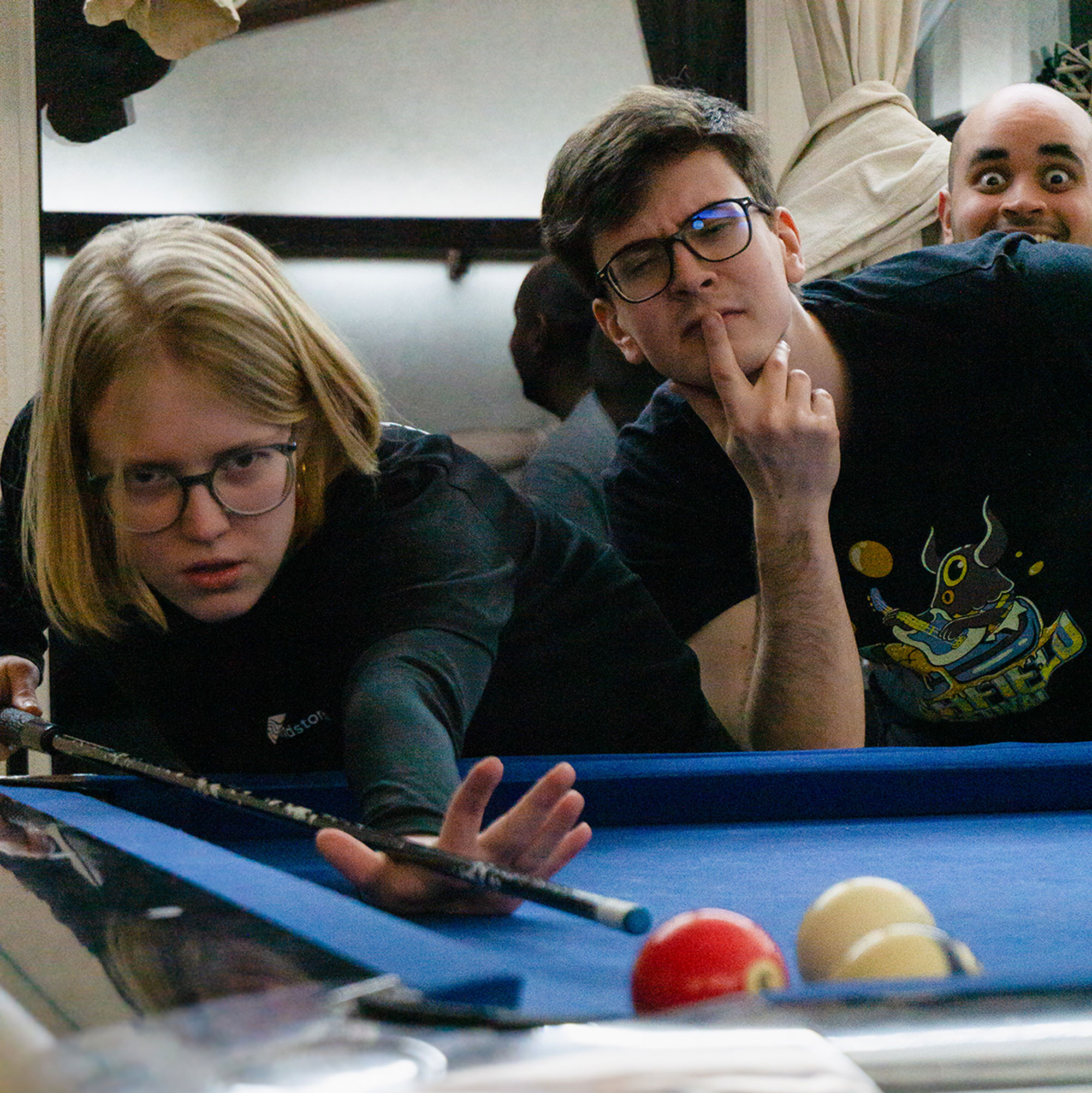 Mara Justin Chris Billiard