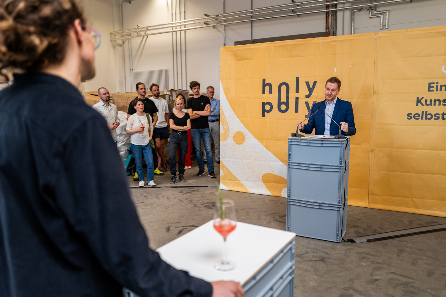 Ministerpräsident Michael Kretzschmer zu Gast bei HolyPoly 2023