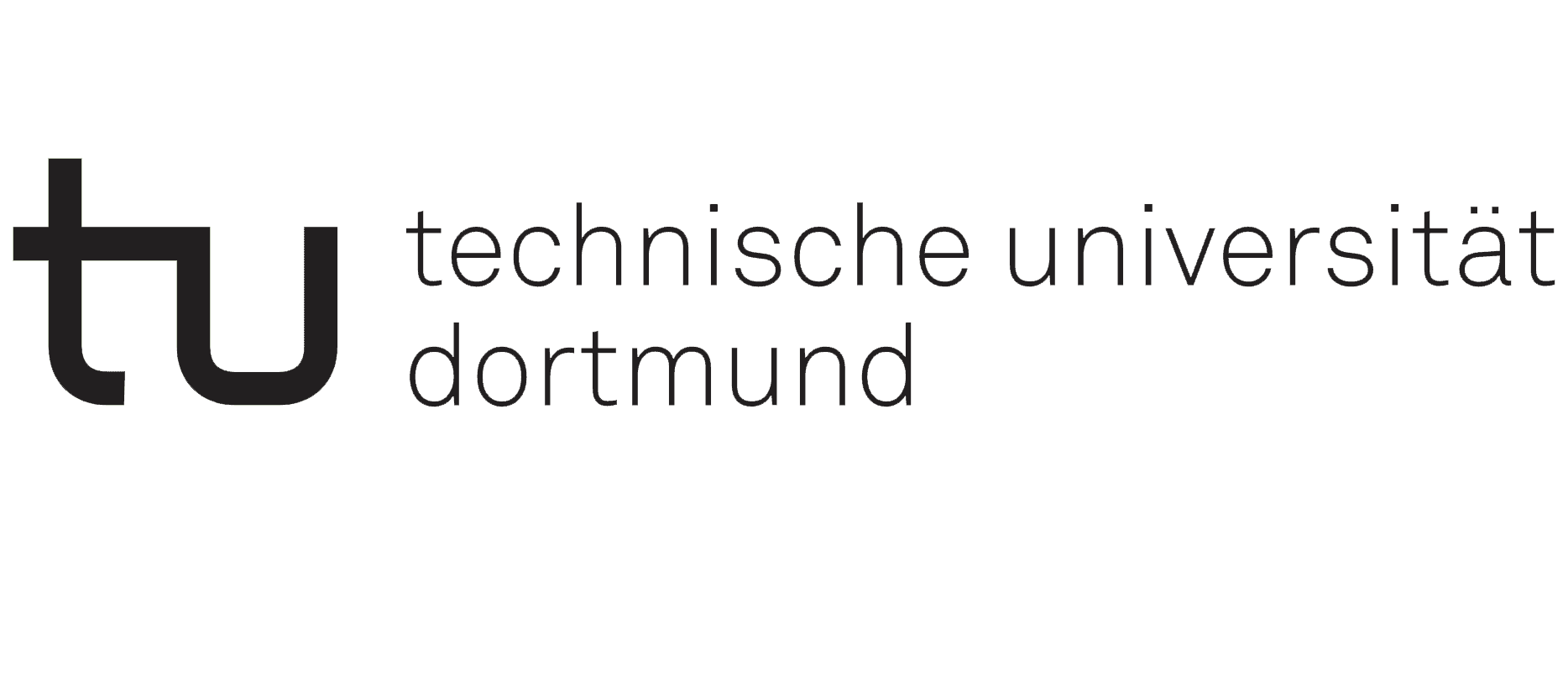 KI generiert: Das Bild zeigt das Logo der Technischen Universität Dortmund. Es besteht aus den Buchstaben "tu" und dem Schriftzug "technische universität dortmund".