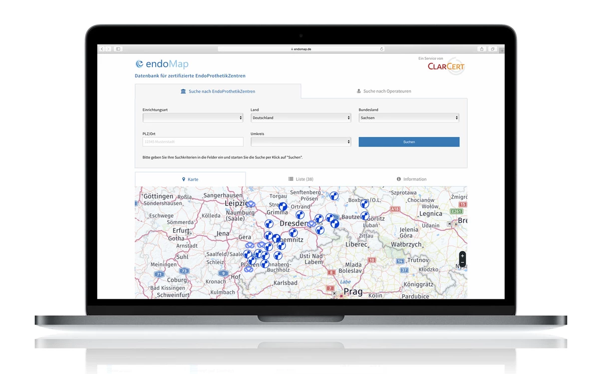 Referenz EndoMap ClarCert Sandstorm 1200x750