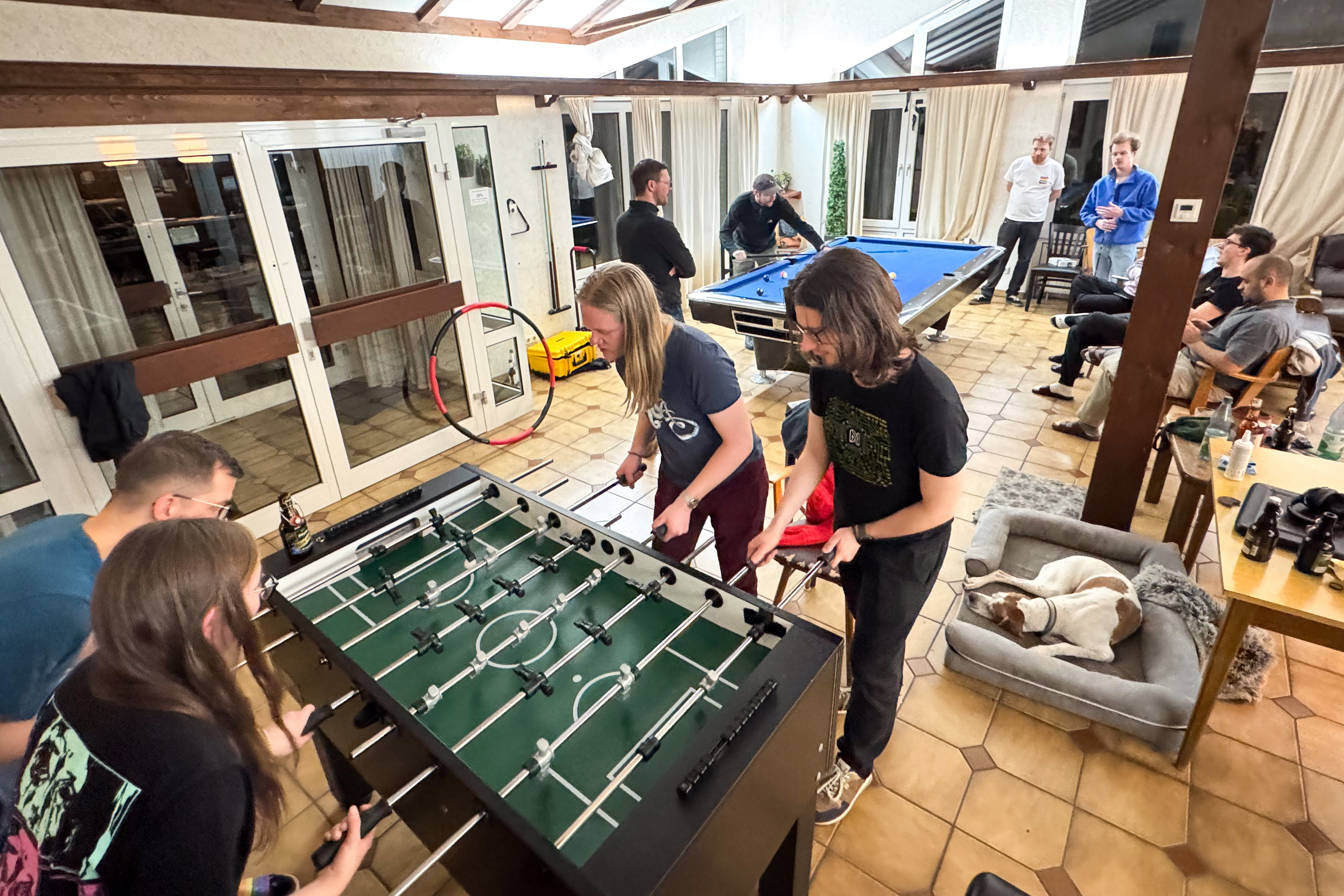 Retreat Abends Kickern 