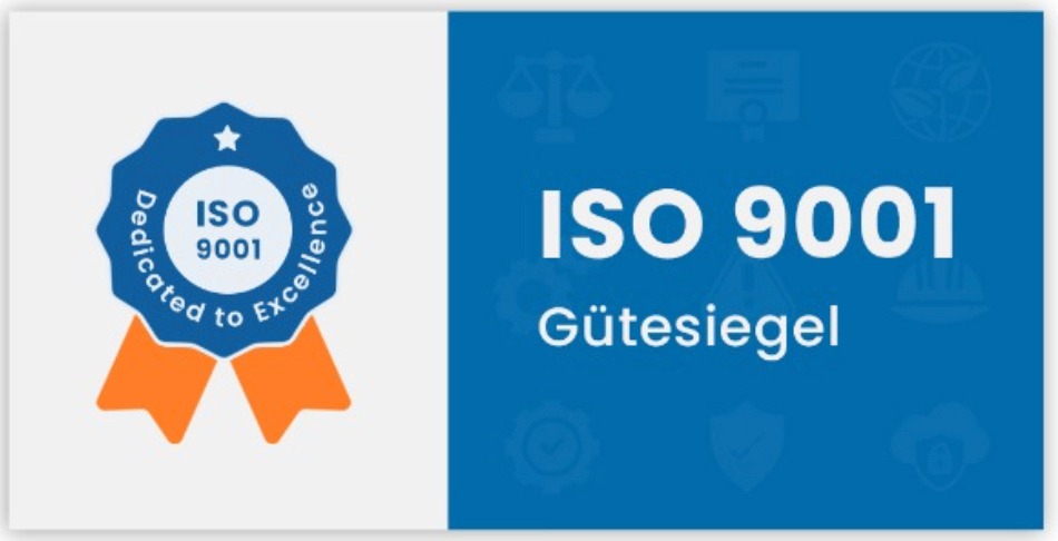 ISO 9001 Qualitätsmanagement Gütesiegel