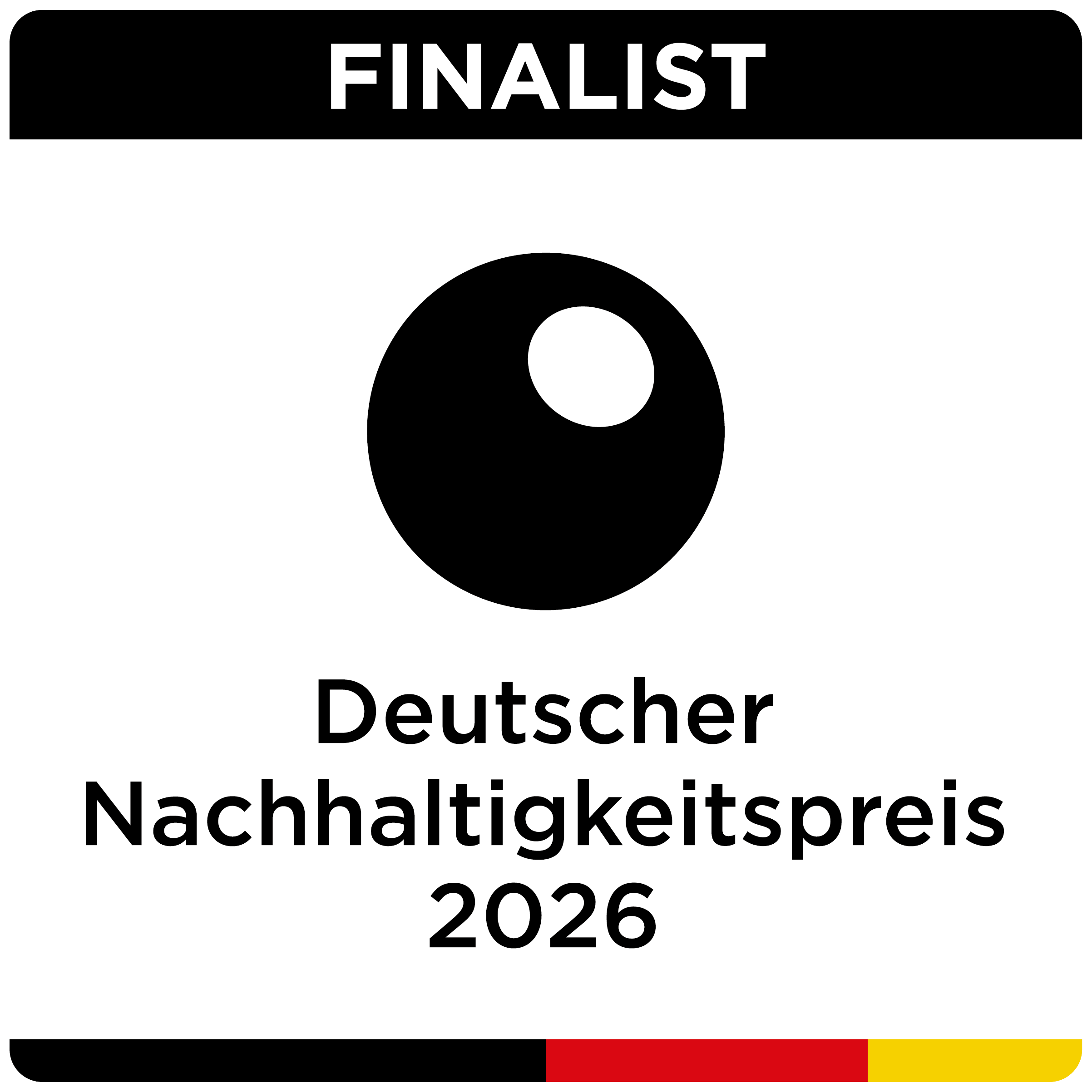 Logo Deutscher Nachhaltigkeitspreis 2026 Nominiert