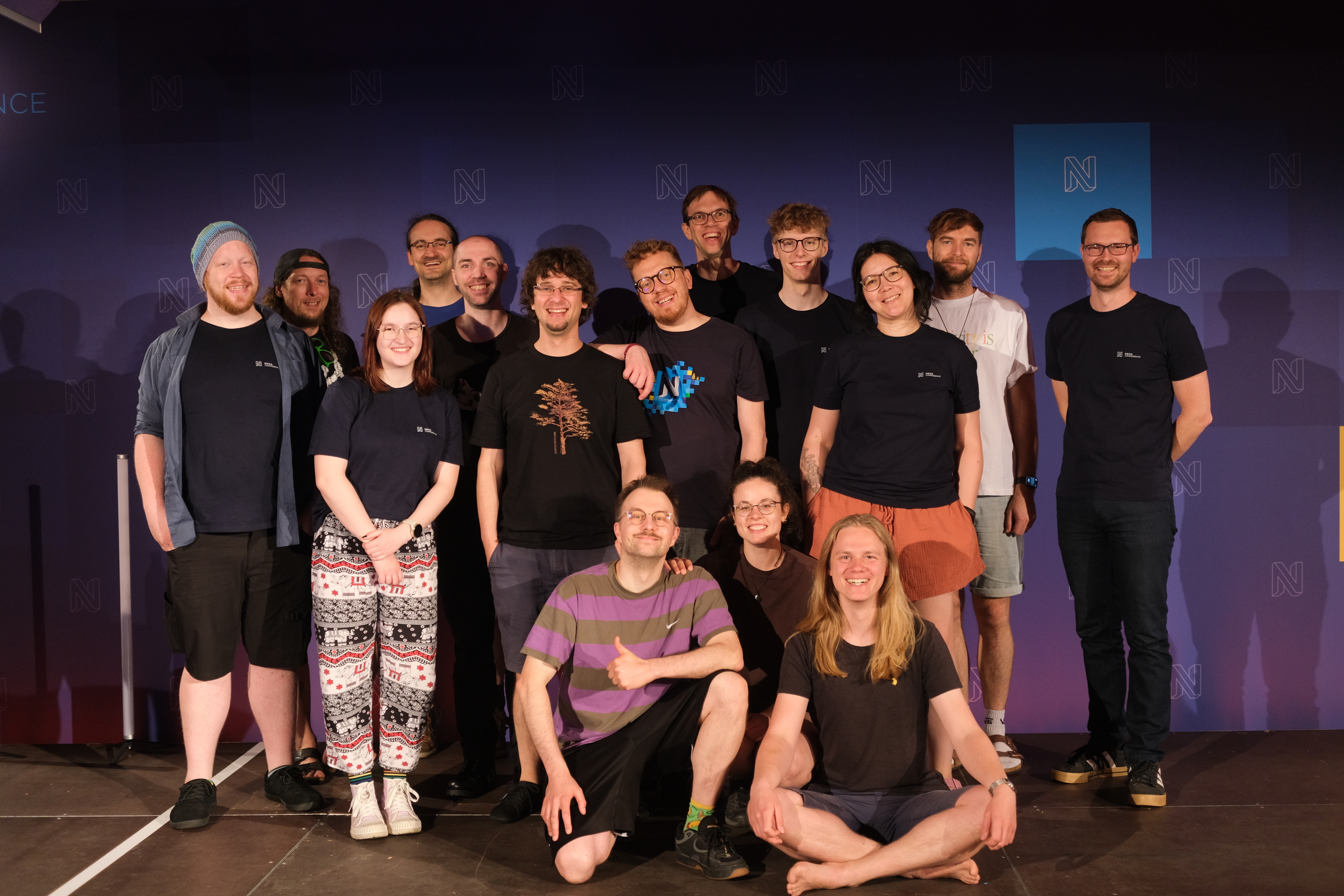 Sandstorm Team auf der Neos Con 2025 